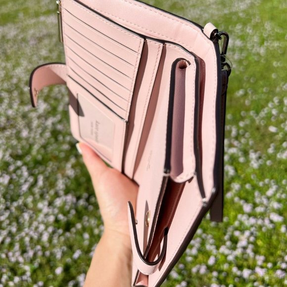 Kate Spade Phone Wallet Wristlet Pink - Picture 4 of 5